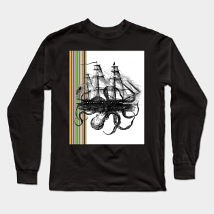 OctoShip with Stripes Long Sleeve T-Shirt